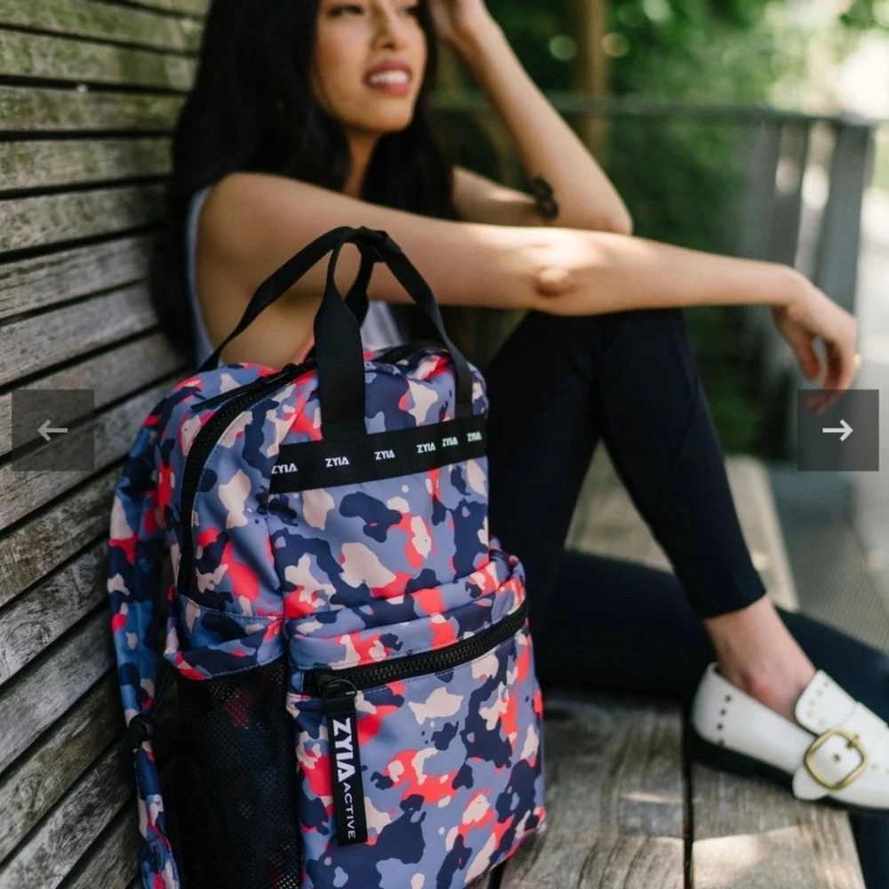 Zyia Active‎ Color Camo Flux Backpack